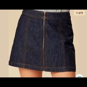 Altar’d state Blue Jean skirt
